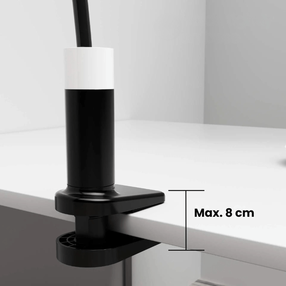 MG ® -Support téléphone magnétique pour bureau et chevet Noir