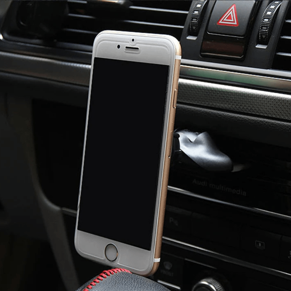 MG® - Support téléphone voiture magnétique fixation fente de CD Noir