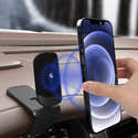 2 Supports Magnétiques Pour Téléphone Voiture - Rotation 360°, Fixation Sur Tableau De Bord - Aimant Puissant, Facile à Installer - 13