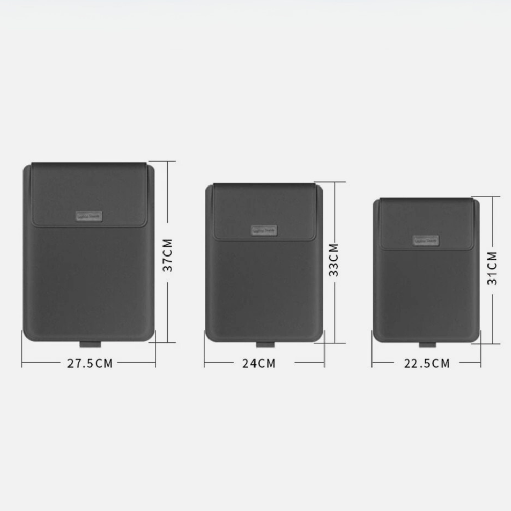 MobiGrip - Housse en cuir PU avec support ordinateur intégré