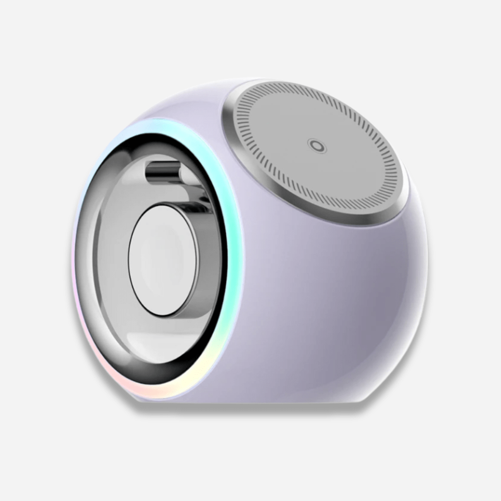 MobiGrip® - Station de charge bureau magnétique à lumière LED Mauve