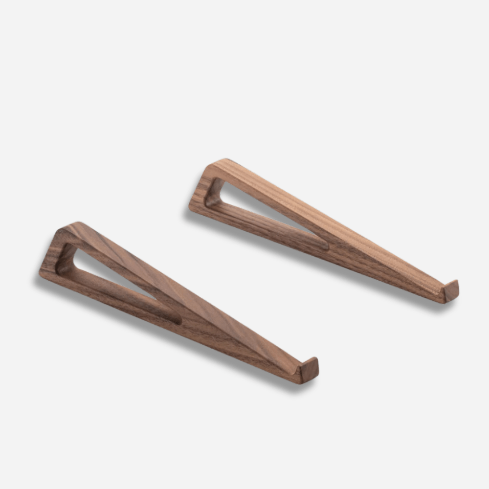 MobiGrip ® - Support ordinateur portable ergonomique en bois Marron