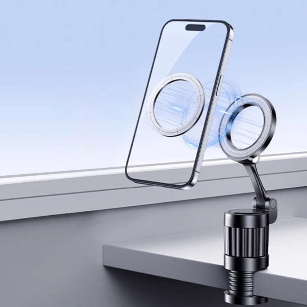 MobiGrip ® - Support téléphone de voyage magnétique Noir