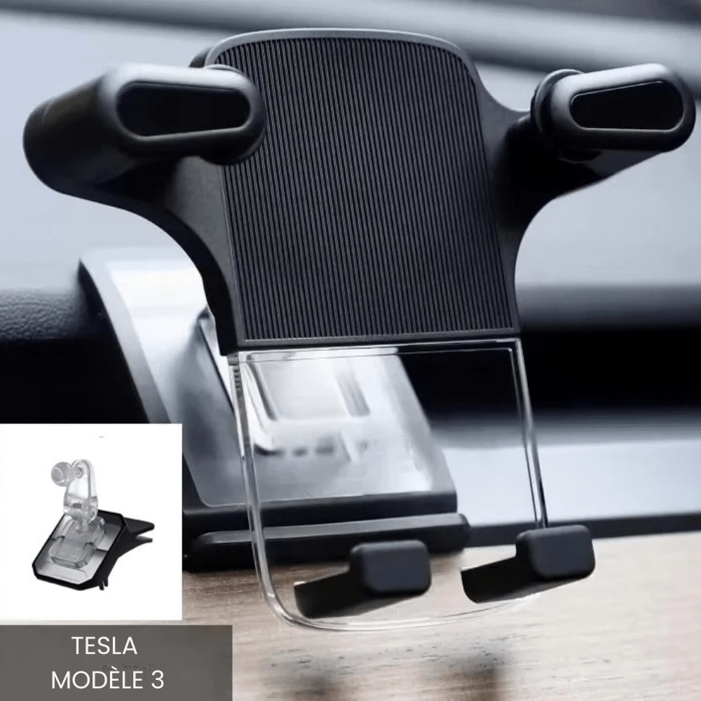 MobiGrip® - Support téléphone design pour Tesla 3 et Y Tesla 3
