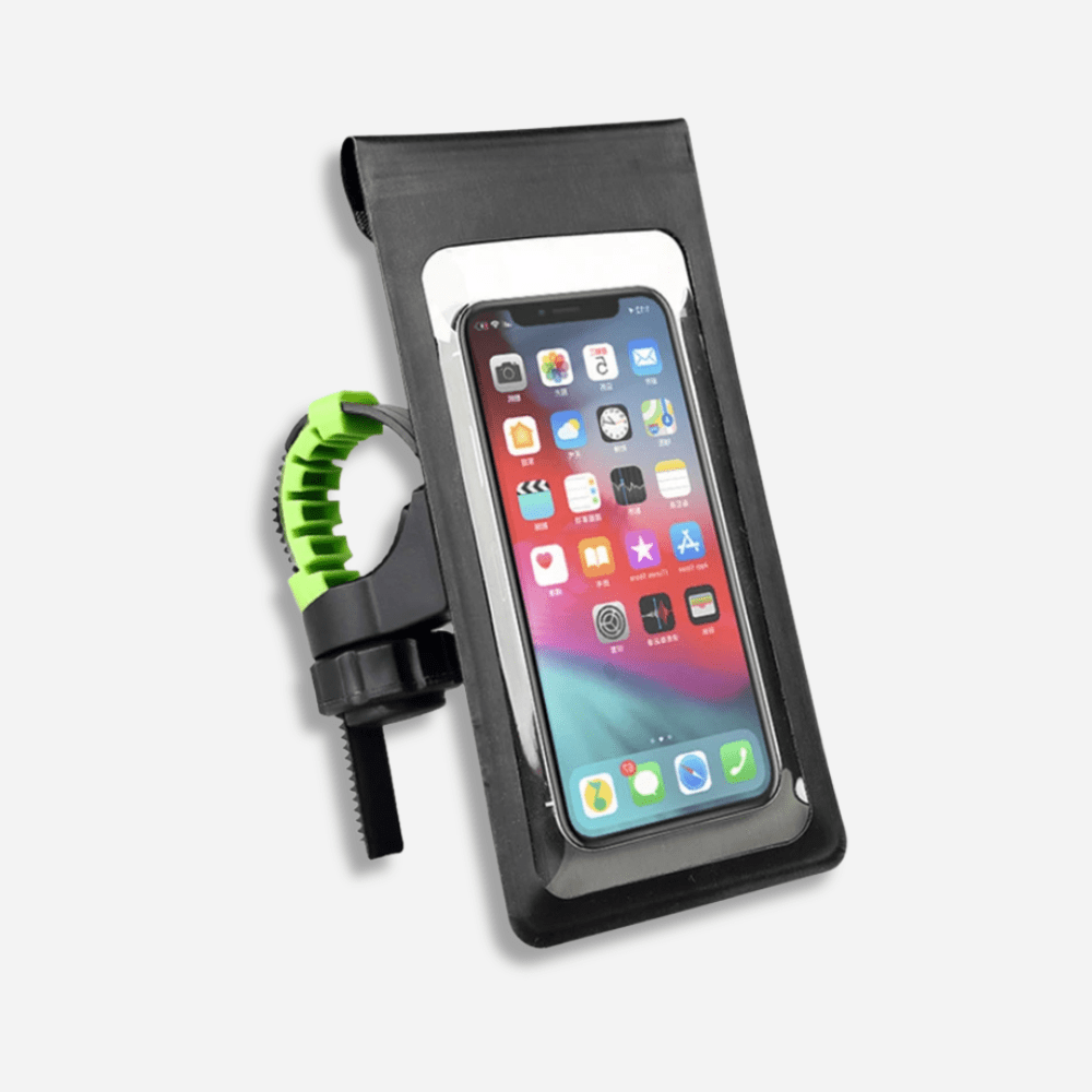 MobiGrip ® - Support téléphone étanche universel pour vélo et moto Guidon