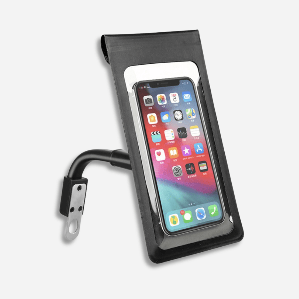 MobiGrip ® - Support téléphone étanche universel pour vélo et moto Miroir