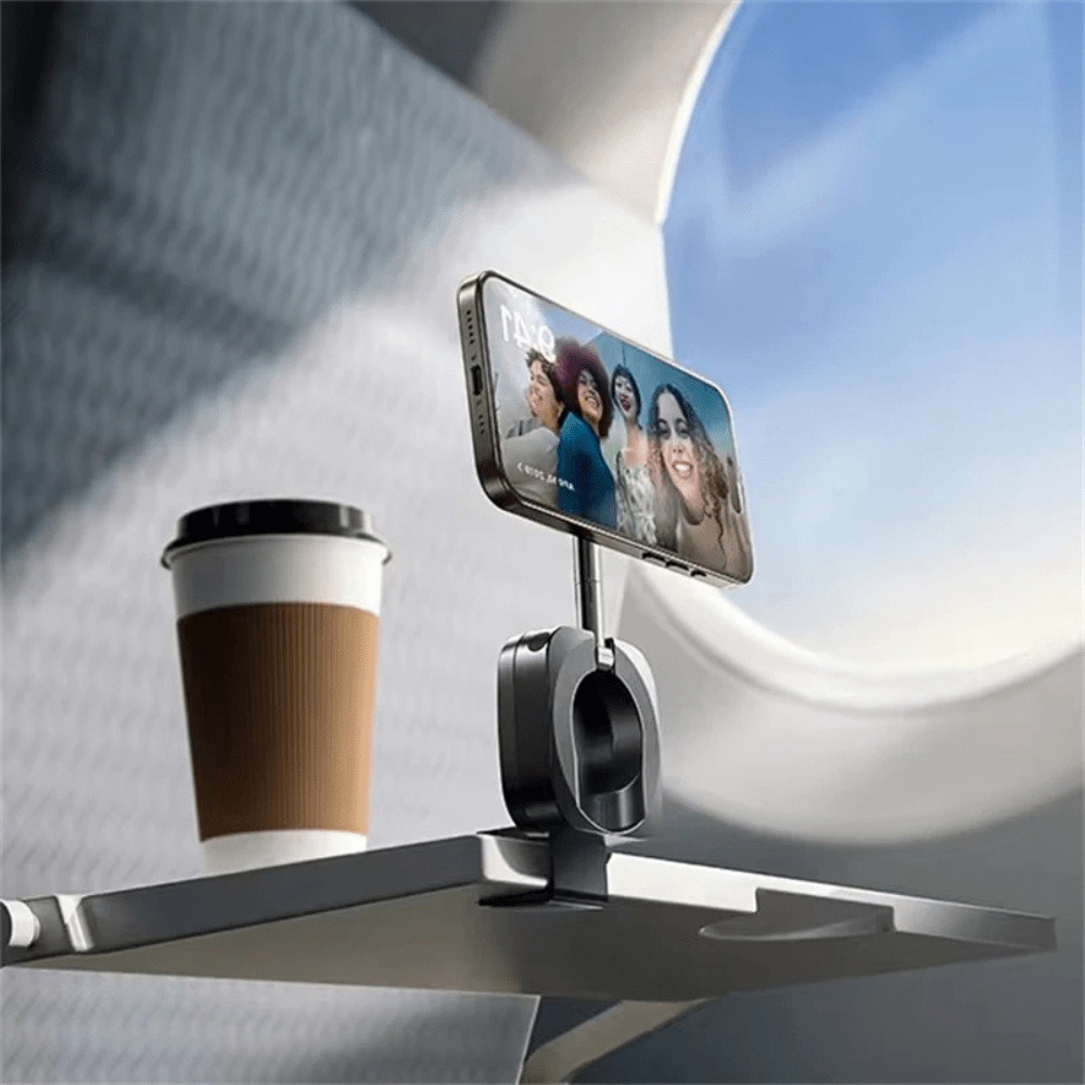 MobiGrip ® - Support téléphone magnétique polyvalent compact Noir