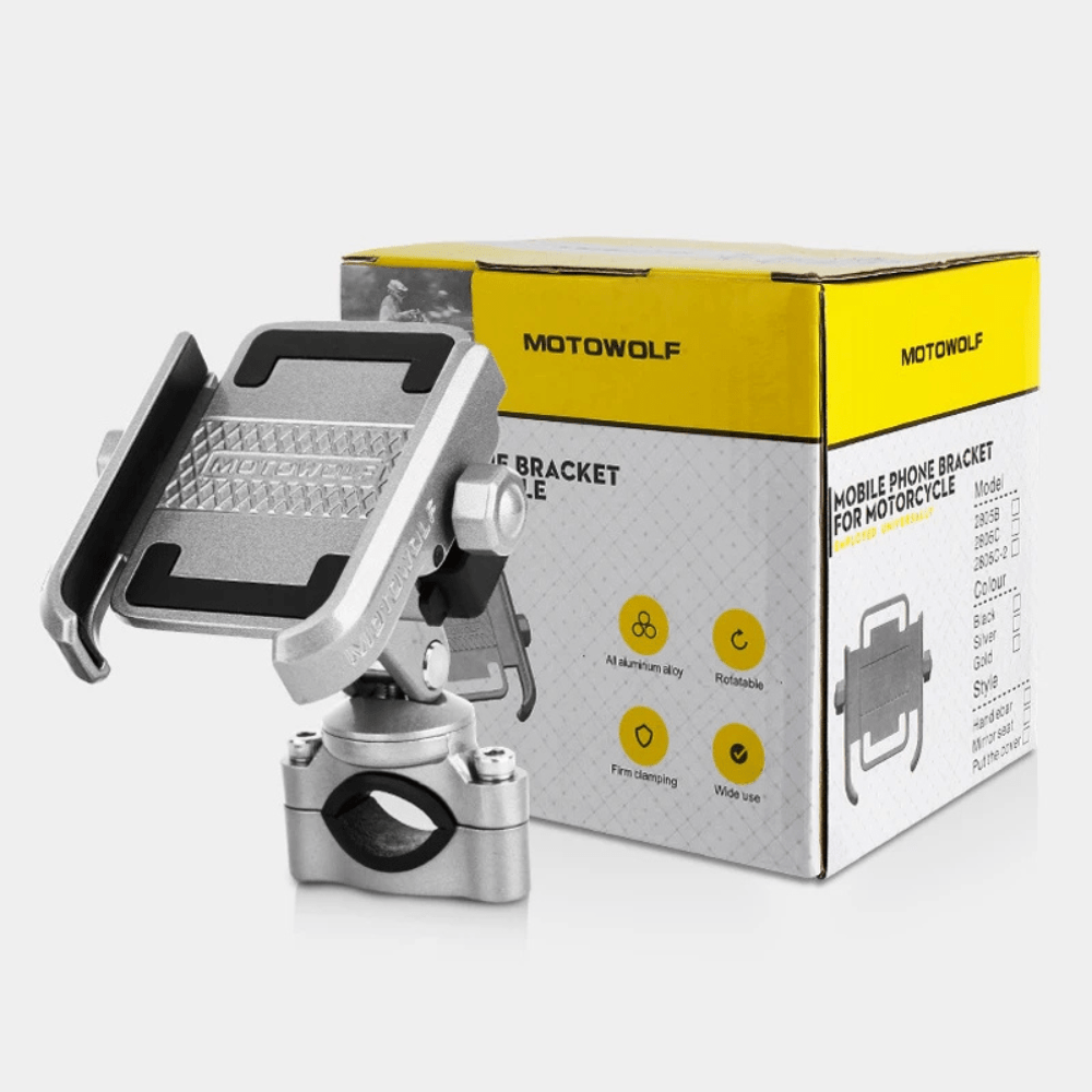 MobiGrip ® - Support téléphone moto guidon universel