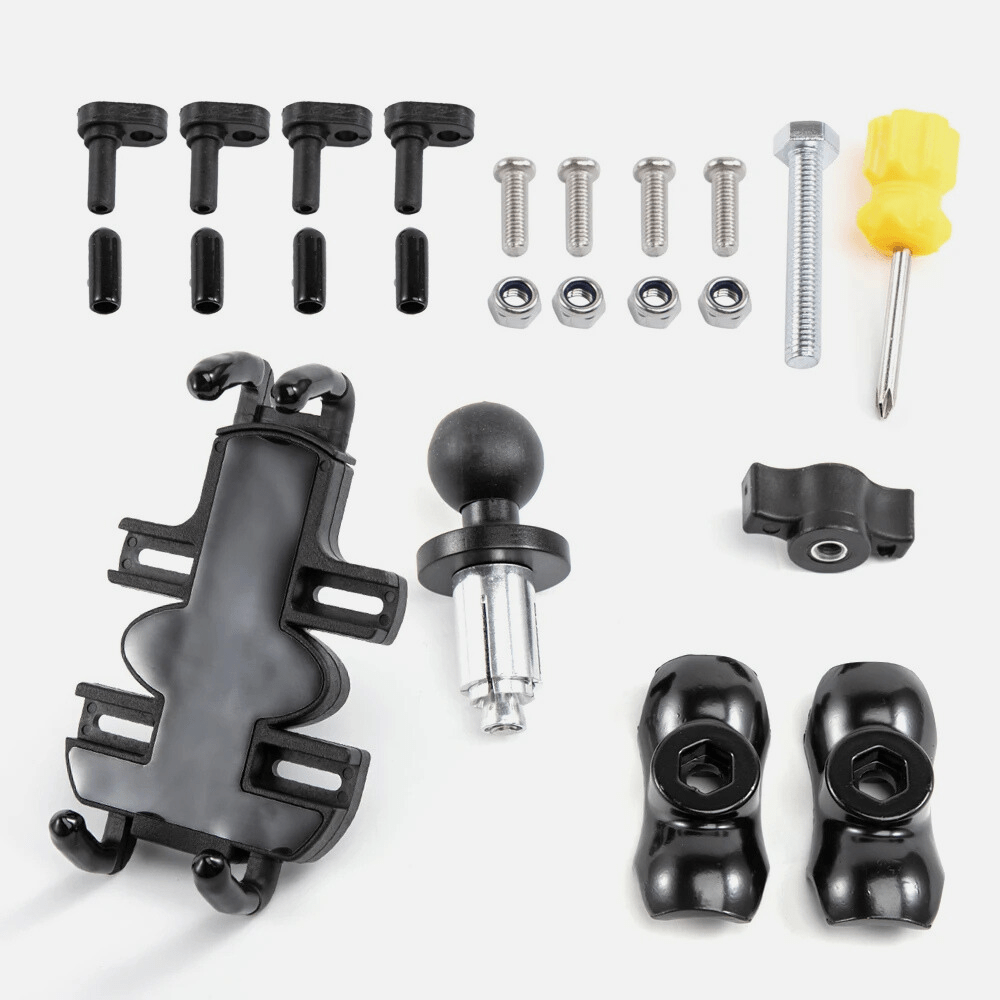 MobiGrip ® - Support téléphone pour moto sportive Noir