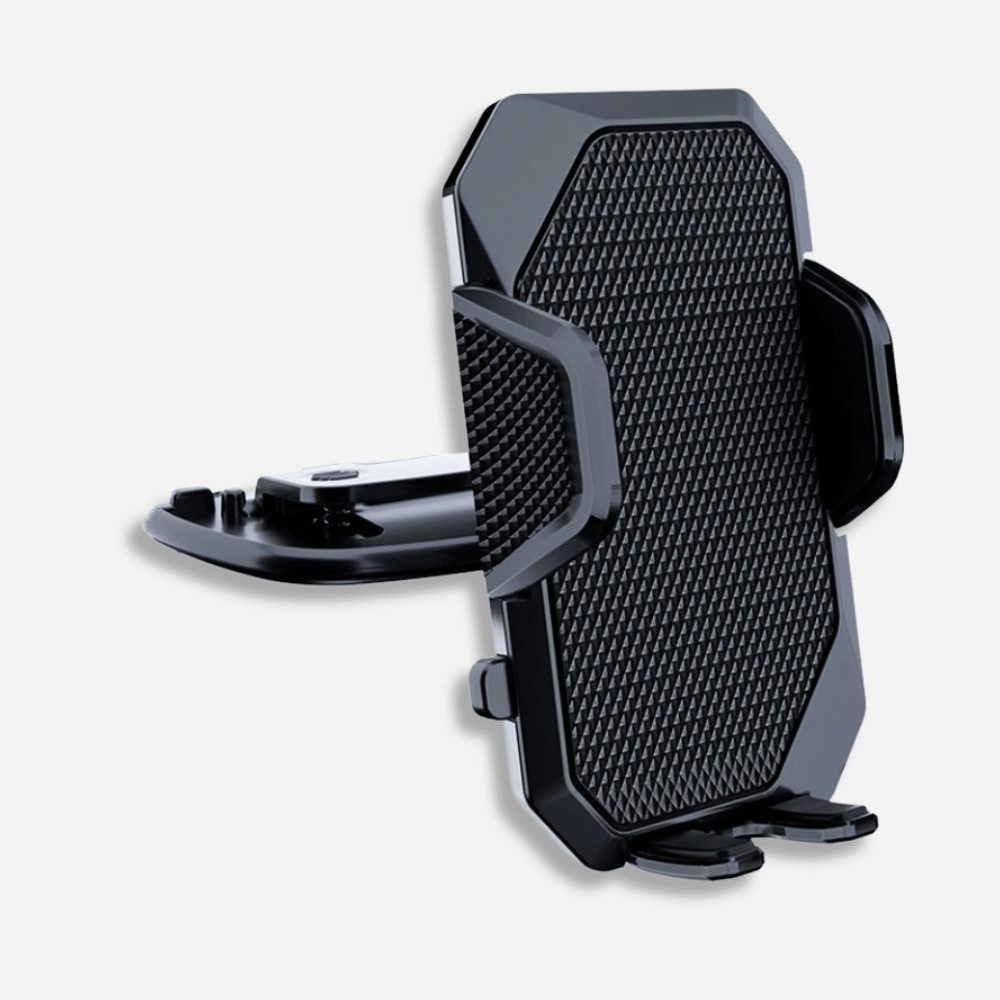 MobiGrip® - Support téléphone universel fixation fente de CD Noir