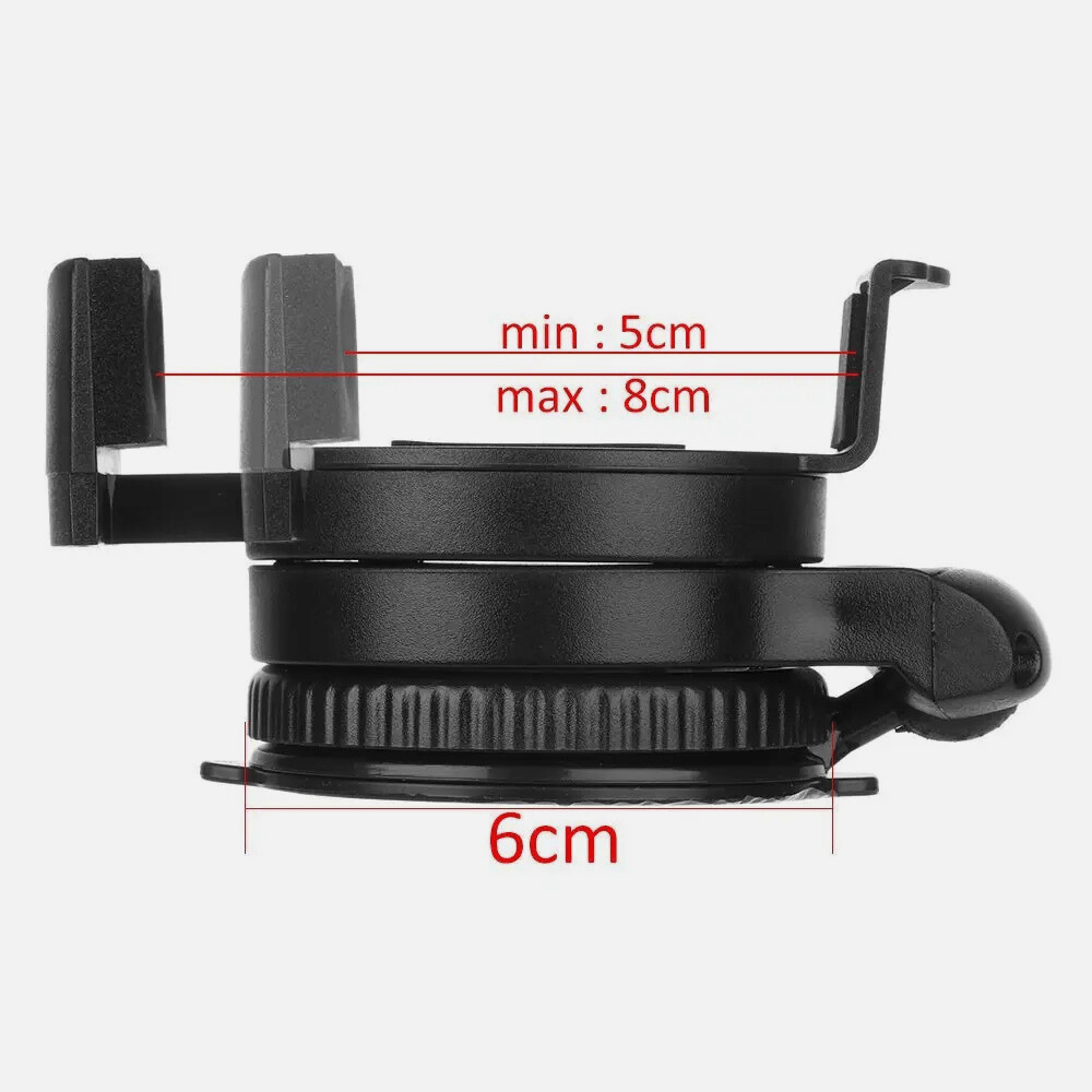 MobiGrip® - Support téléphone voiture compact Noir