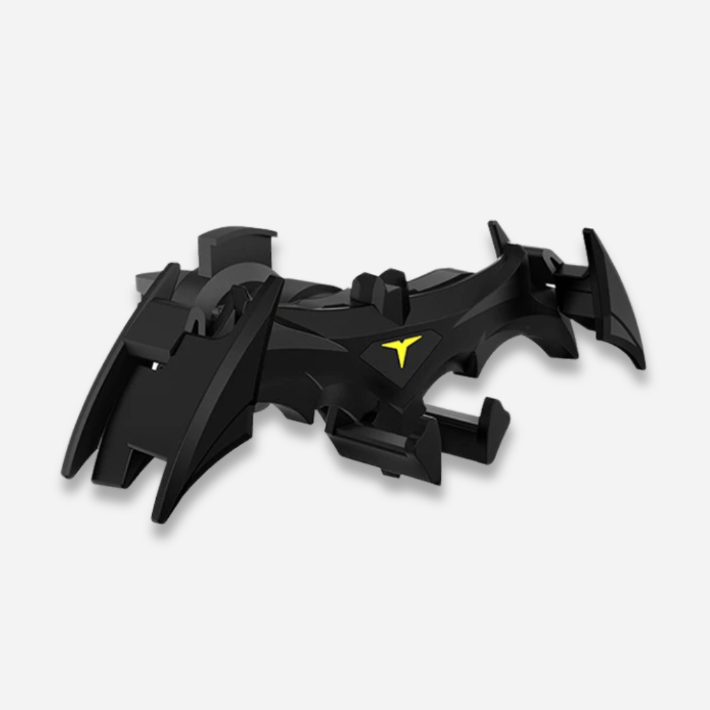 MobiGrip® - Support téléphone voiture grille aération chauve-souris Noir