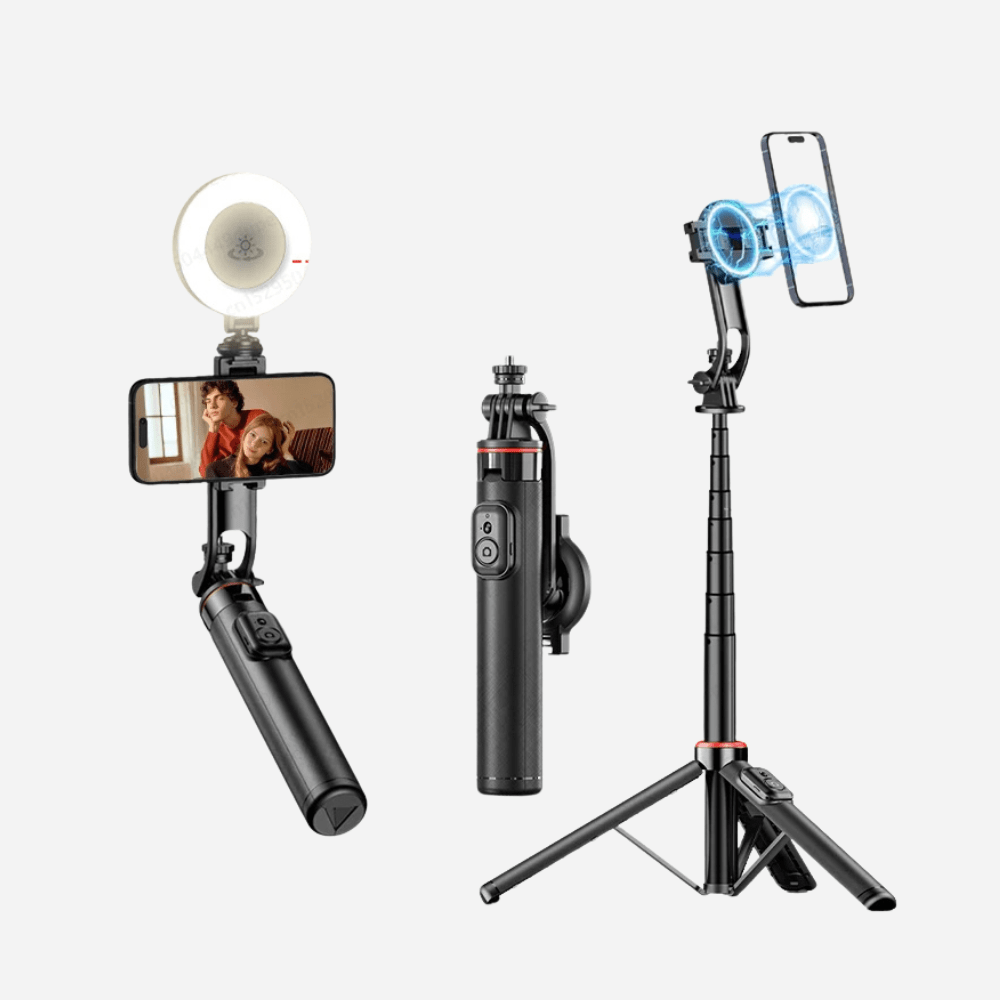 MobiGrip ® - Trépied pour téléphone magnétique professionnel Noir