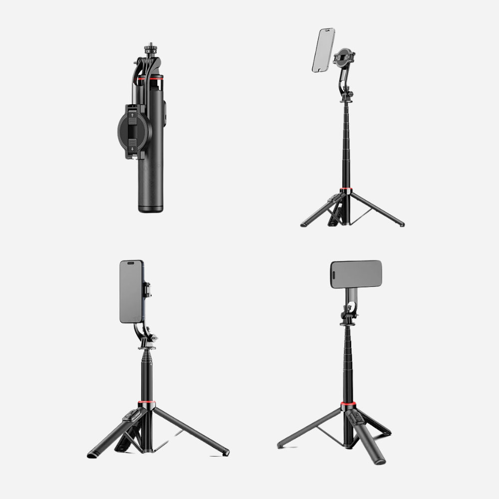 MobiGrip ® - Trépied pour téléphone magnétique professionnel Noir