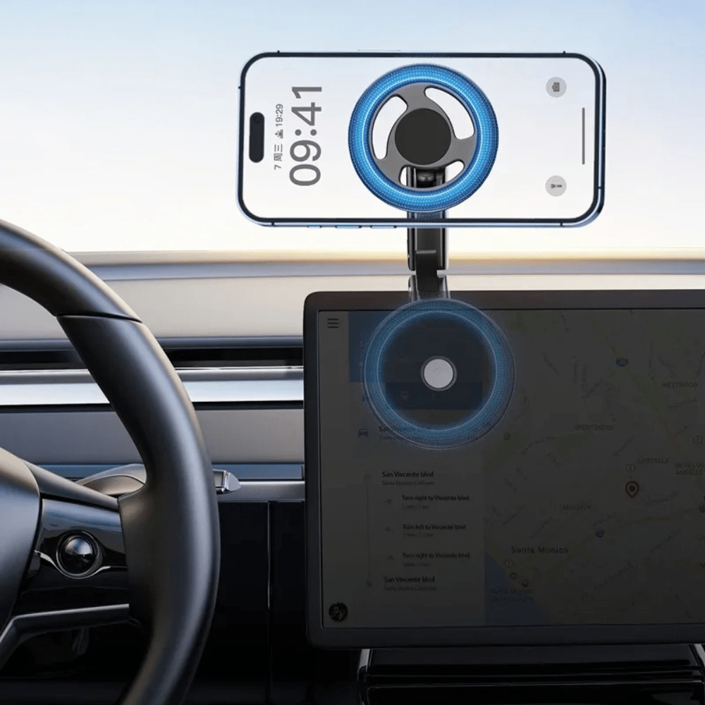 Support téléphone voiture magnétique | MobiGrip 360°