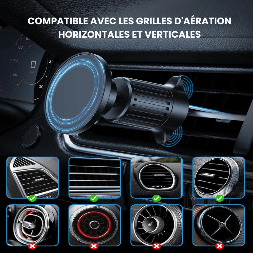 MG® -  Support téléphone voiture MagSafe puissant magnétique
