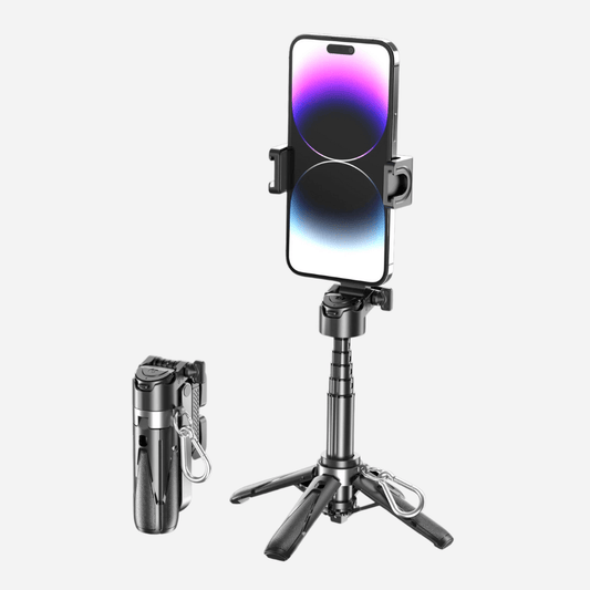 MG® - Trépied pour téléphone télescopique portable Bluetooth
