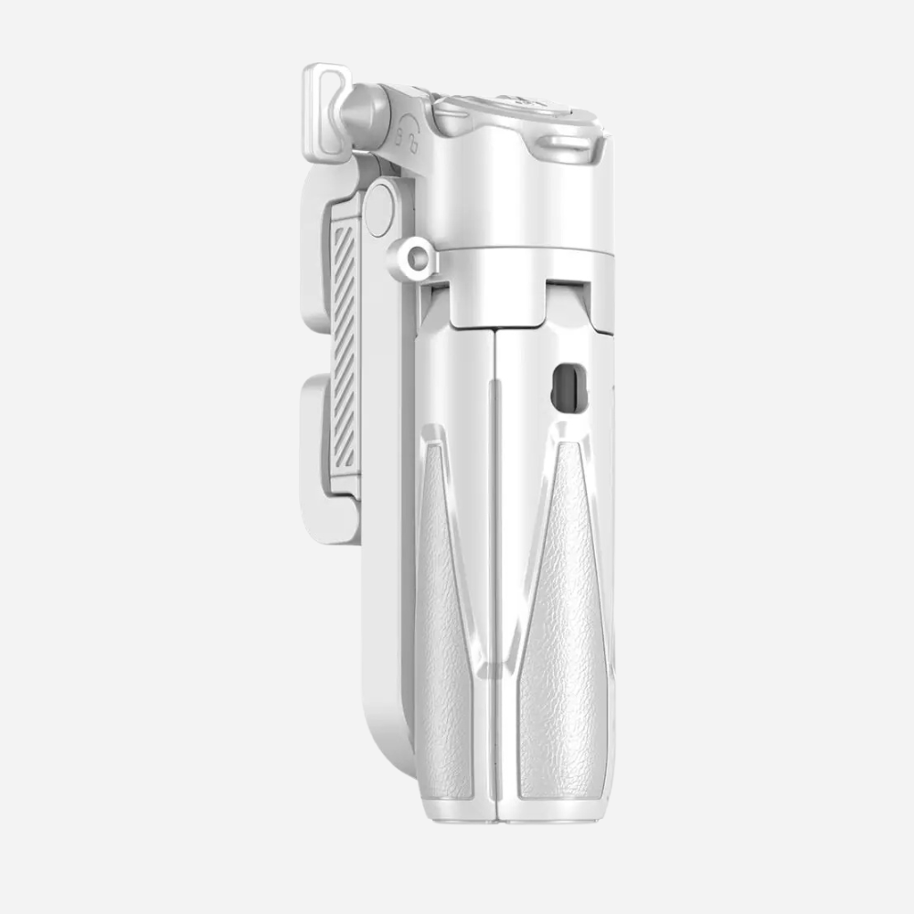 MG® - Trépied pour téléphone télescopique portable Bluetooth Blanc
