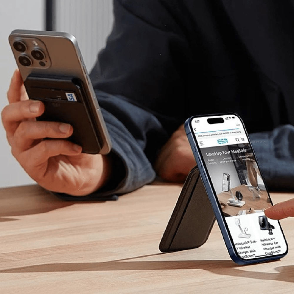 MobiGrip® - Porte-cartes avec support téléphone intégré