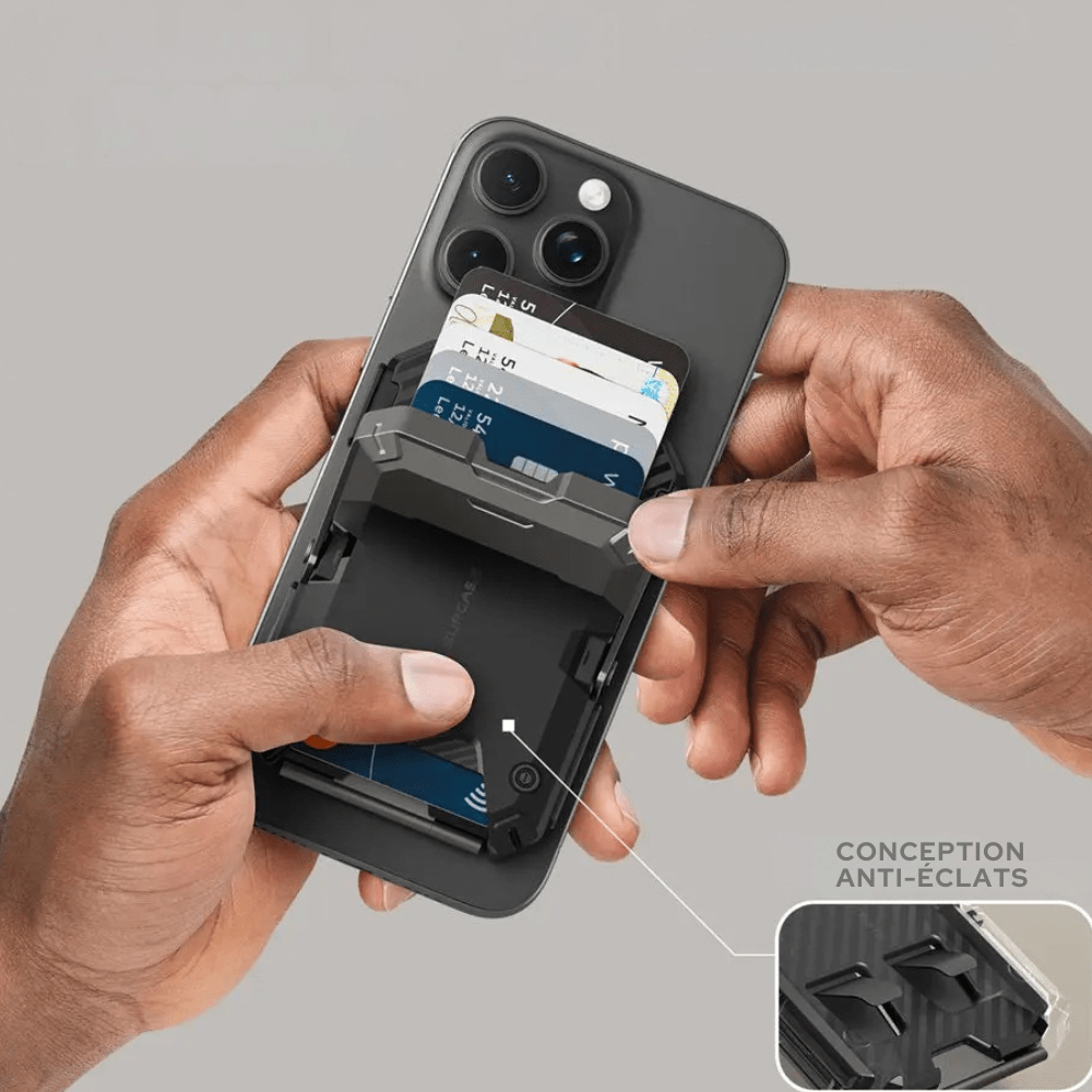 MobiGrip® - Porte-cartes premium avec support intégré