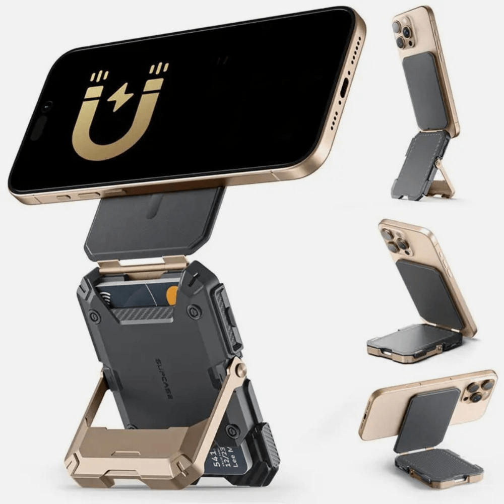 MobiGrip® - Porte-cartes premium avec support intégré Doré