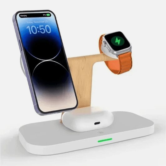 MobiGrip - Station de charge magnétique pour iphone démontable Blanc