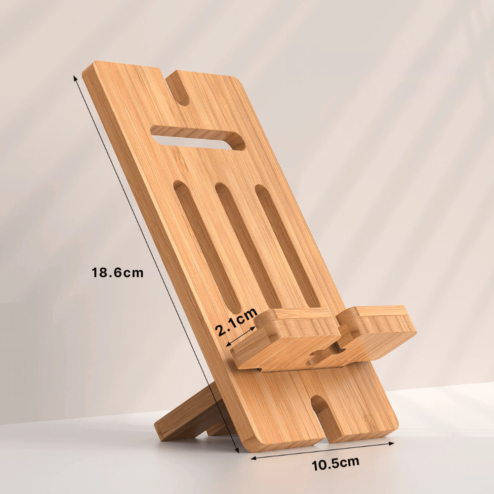 MobiGrip ® - Support téléphone bureau en bois à assembler