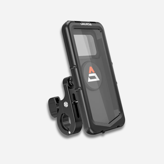 MobiGrip ® - Support téléphone étanche pour moto et vélo Noir