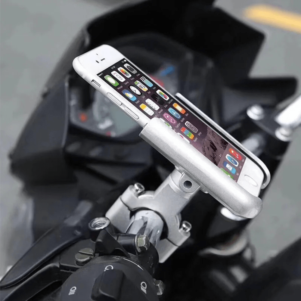 MobiGrip ® - Support téléphone moto guidon universel 