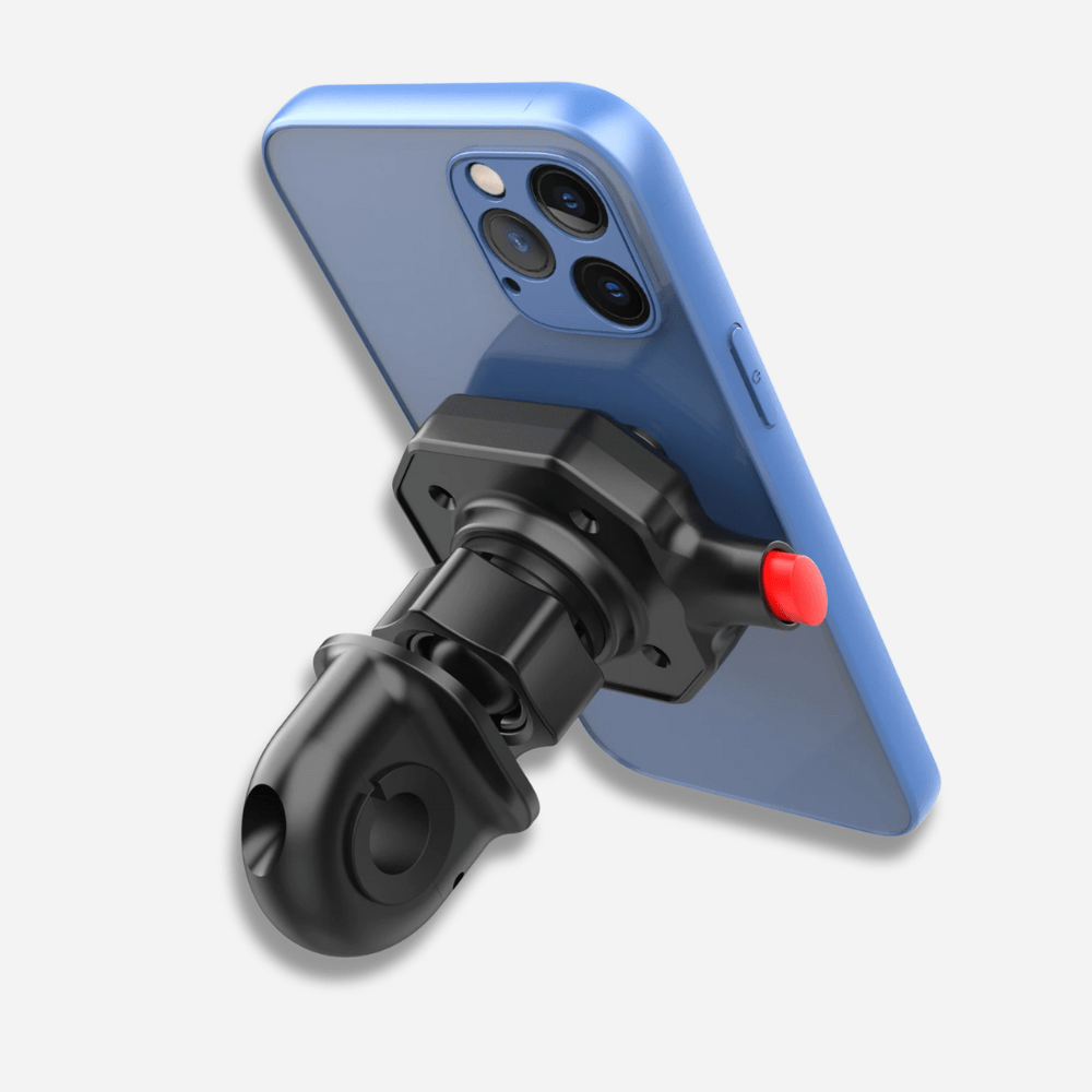 MobiGrip ® - Support téléphone moto rétroviseur à montage simplifié black