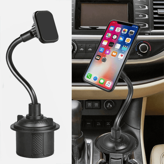 MobiGrip® - Support téléphone porte gobelet magnétique à bras flexible