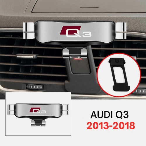 MobiGrip ® - Support téléphone pour Audi Q3 2013-2018 Argent