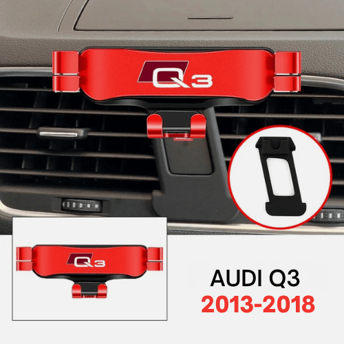 MobiGrip ® - Support téléphone pour Audi Q3 2013-2018 Rouge