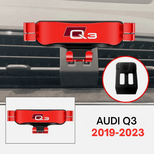 MobiGrip ® - Support téléphone pour Audi Q3 2019-2023 Rouge