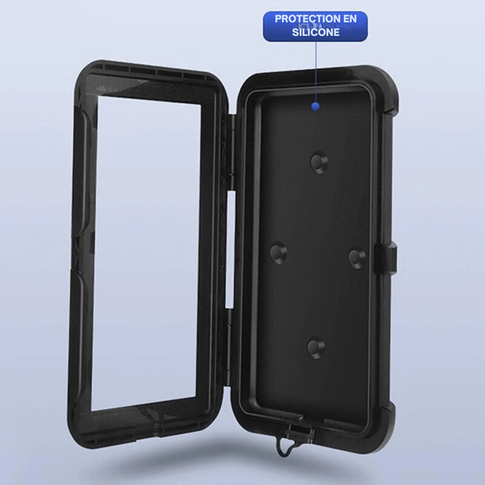 MobiGrip ® - Support téléphone vélo étanche Noir