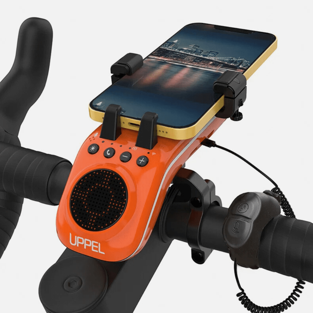 MobiGrip ® - Support téléphone vélo pour VTT | Uppel Orange