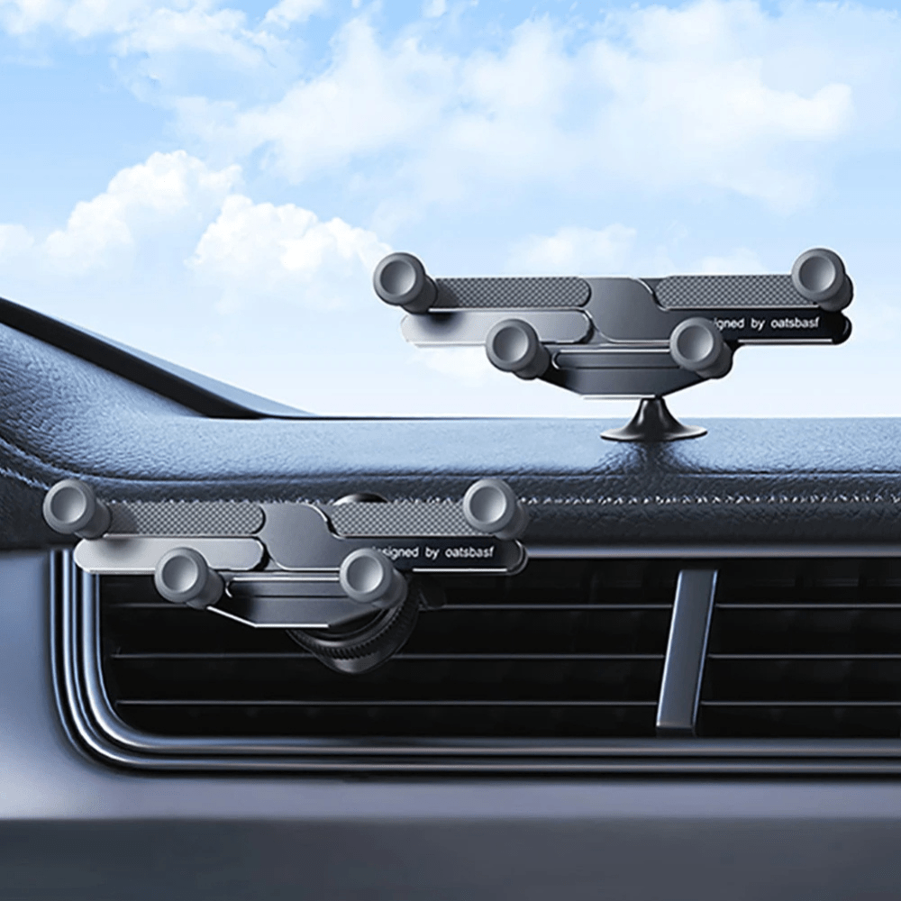 MobiGrip® - Support téléphone voiture grille aération à gravité