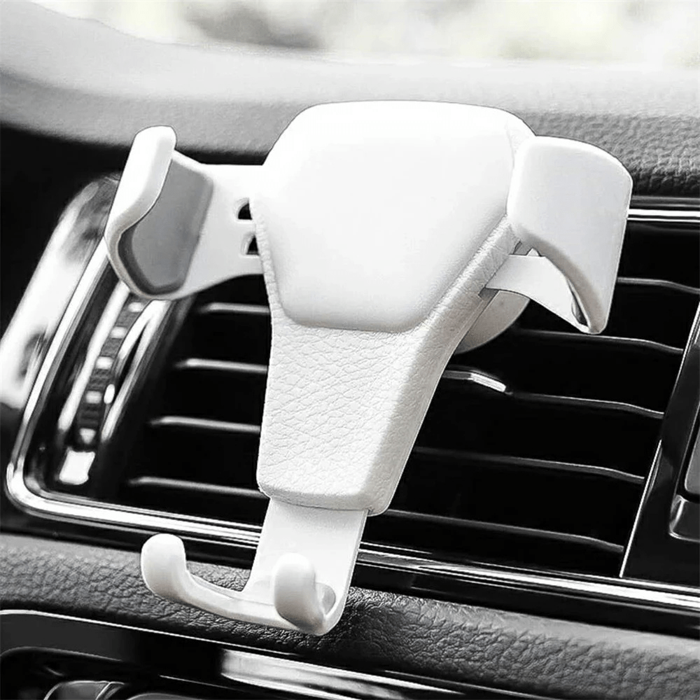 MobiGrip ® - Support téléphone voiture grille aération Blanc