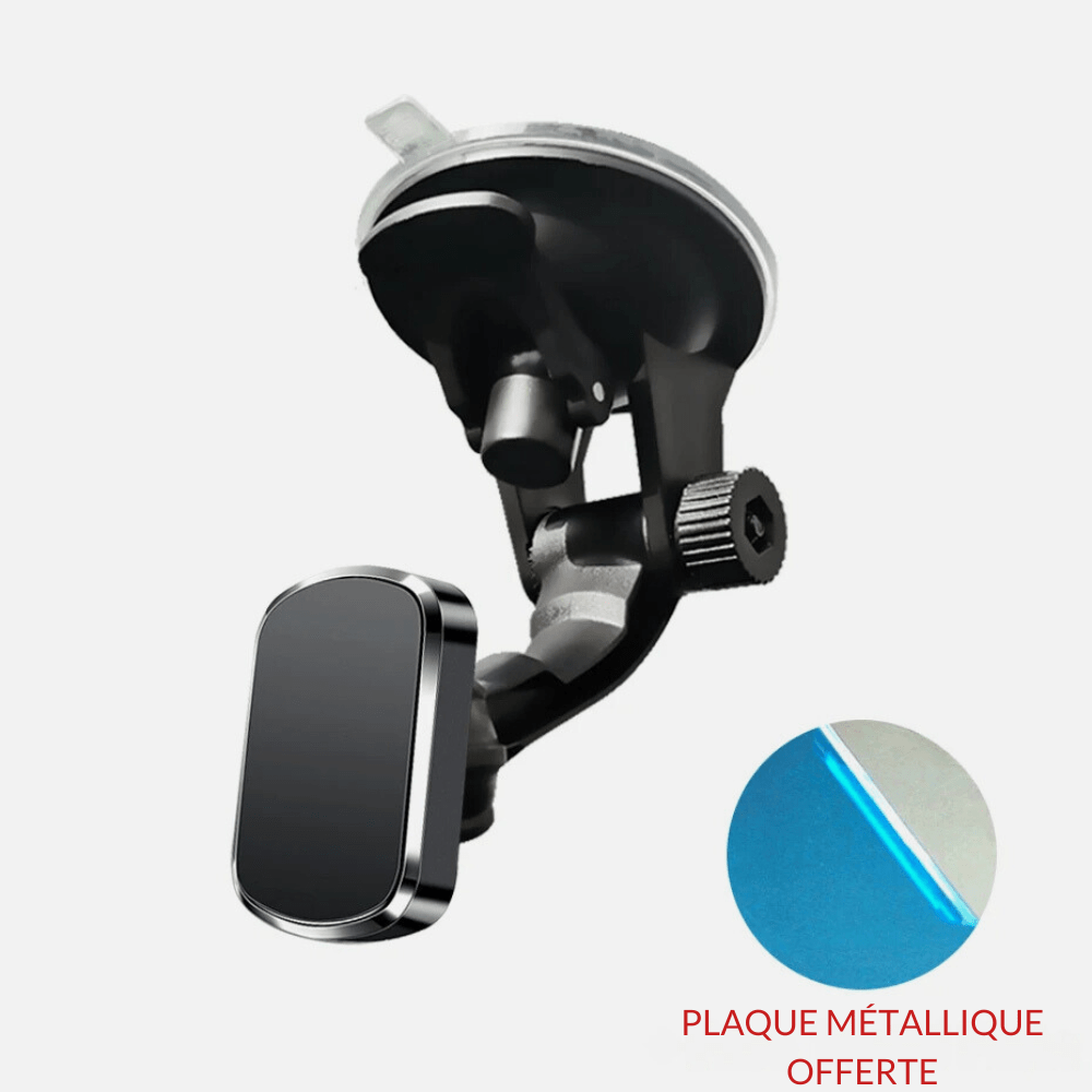 MobiGrip ® - Support téléphone voiture magnétique universel Argent