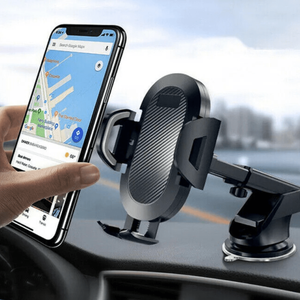 MobiGrip ® - Support téléphone voiture ventouse rétractable